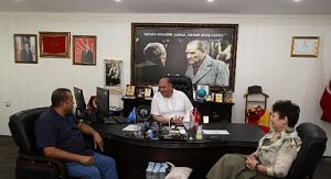 Başkan Çiçek, Muhtarlar Derneği’ni Ağırladı