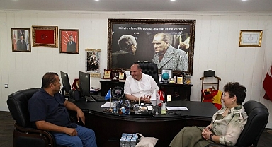 Başkan Çiçek, Muhtarlar Derneği’ni Ağırladı