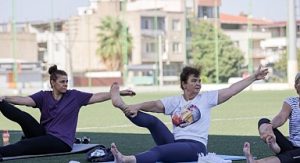Bucalı kadınlardan yoga derslerine yoğun ilgi