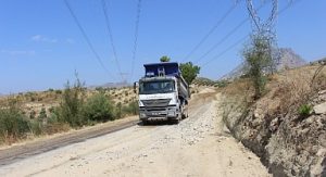 Büyükşehir Oymapınar Barajı çevresindeki yolları asfaltlıyor