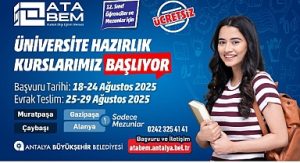 Büyükşehir’in YKS Hazırlık Kursu kayıtları başladı