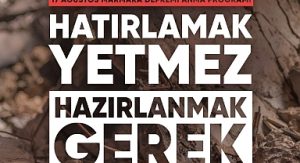 Karşıyaka 17 Ağustos’u farkındalık etkinlikleriyle anıyor