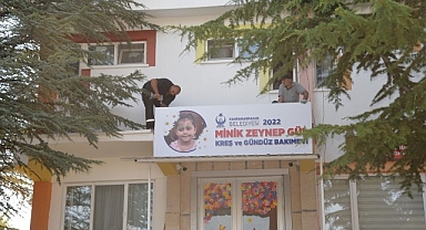 Minik Zeynep Gül’ün Adı Kreşte Yaşatılacak