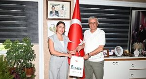 Sıla Bakır’dan Başkan Topaloğlu’na teşekkür ziyareti