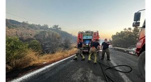 Urla yangını kontrol altına alındı