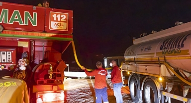 Yenişehir Belediyesi Silifke’de yangın söndürme çalışmalarına destek verdi