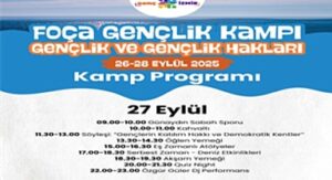 Büyükşehir’den gençlere Foça’da kamp