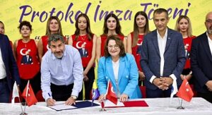 Didim’de kadın voleybol takımı yoluna daha güçlü devam edecek