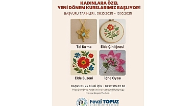 Milas Belediyesi’nin kursları için kayıtlar başlıyor