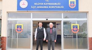 Başkan Şadi Özdemir’den Üsteğmen Önderışık’a hayırlı olsun ziyareti