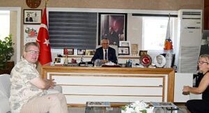 Finlandiya’lı Başkan’dan Başkan Topaloğlu’na ziyaret