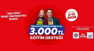 Maltepe Belediyesi’nden üniversite öğrencilerine 30 bin lira destek