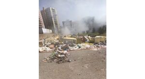 Örnekköy’de kablo ve hurda yangınına hızlı müdahale