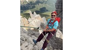 TEGV eğitim gönüllüsü M. Sacit Erdem, Dolomoti Dağlarına tırmanışıyla 350 çocuğun eğitimine destek oldu