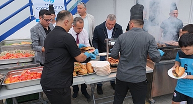 Başkan Topaloğlu’ndan sporculara mangal partisi