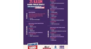 İBB’den 25 Kasım İçin 242 Etkinlik: “Kadınların Yanındayız”