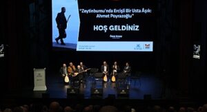 Ercişli usta Âşık Ahmet Poyrazoğlu’na, Zeytinburnu Kültür Sanat’ta vefa programı yapıldı