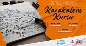 Güzel Sanatlar Merkezi’nde Kara Kalem Kursu Başlıyor