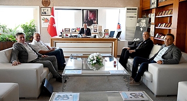 Yalçın’dan Başkan Topaloğlu’na nezaket ziyareti