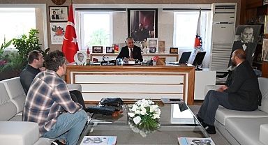 Öğretmenlerden Başkan Topaloğlu’na ziyaret