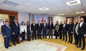 Başkan Büyükakın’a ziyaretçi akını
