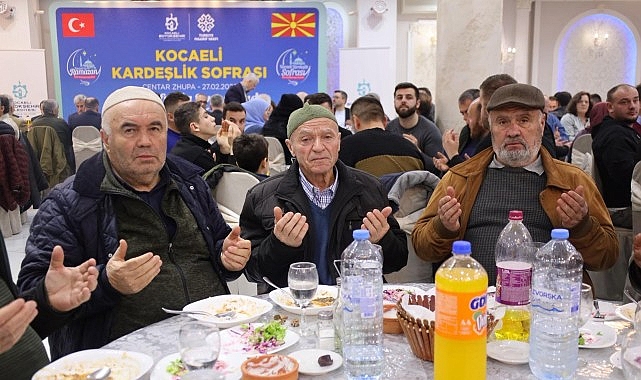 Gönül sofrası Makedonya Zhupa’da kuruldu