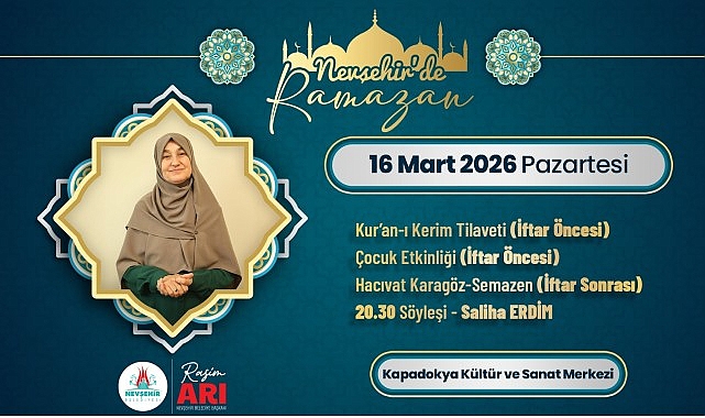Nevşehir Belediyesi’nden “Saliha Erdim” Söyleşisi