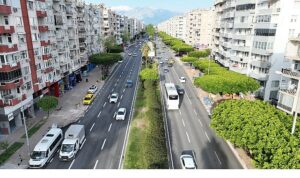 100. Yıl Bulvarı’nda 5. etap asfalt çalışması tamamlandı