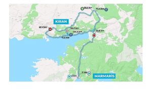 61. Cumhurbaşkanlığı Türkiye Bisiklet Turu 3. Etap (Marmaris-Kıran) Kapsamında Trafiğe Kapanacak Yollar