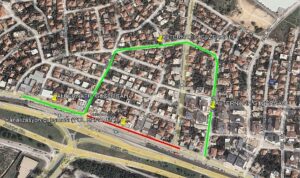 Antalya Bulvarı yan yolunun bir kısmı trafiğe kapatılacak